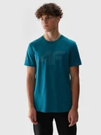 Koszulki męskie - KOSZULKA MĘSKA 4F SPORTOWA UNIWERSALNA T-SHIRT REGULAR BAWEŁNA XXL - miniaturka - grafika 1