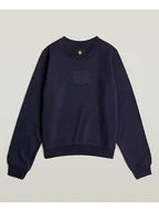Bluzy damskie - G-Star Bluza w kolorze granatowym - miniaturka - grafika 1