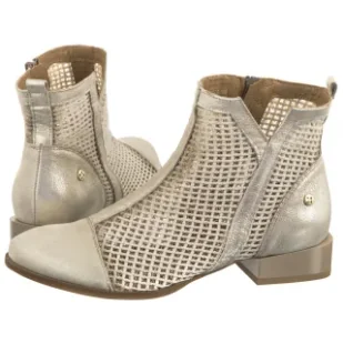 Botki Beżowe 06397-04/00-1 (MA1192-c) Maciejka - Botki damskie - miniaturka - grafika 1