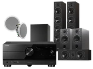 Kino domowe - Yamaha RX-A6A (czarny) + Diva 6 + 3 + 7 (czarny) + RD 280 + Basso 880 - miniaturka - grafika 1