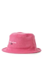 Czapki damskie - Tommy Jeans - Damski bucket hat, wyrazisty róż - miniaturka - grafika 1