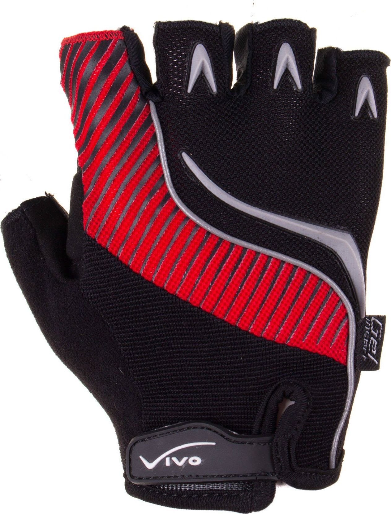 Vivo Rękawiczki rowerowe Vivo SB-01-7014-D czarno-czerwone L