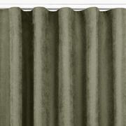 Zasłony - Zasłona MILANA kolor oliwkowy styl klasyczny taśma wave transparentna 7 cm szenila 140x245 homede - CURT/HOM/MILANA/CHENILLE/PLE - miniaturka - grafika 1