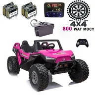 Pojazdy elektryczne dla dzieci - MEGA BUGGY CLASH DLA 2 DZIECI, 4 SILNIK - 800W, 24, MIĘKKIE PRZESUWANE SIEDZENIE, WALIZKA NA AKUMULATOR,/SX-1928 - miniaturka - grafika 1