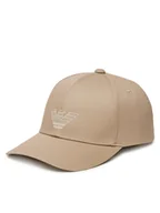 Czapki męskie - Emporio Armani Czapka z daszkiem EX000005 AF12610 U6213 Beżowy - miniaturka - grafika 1