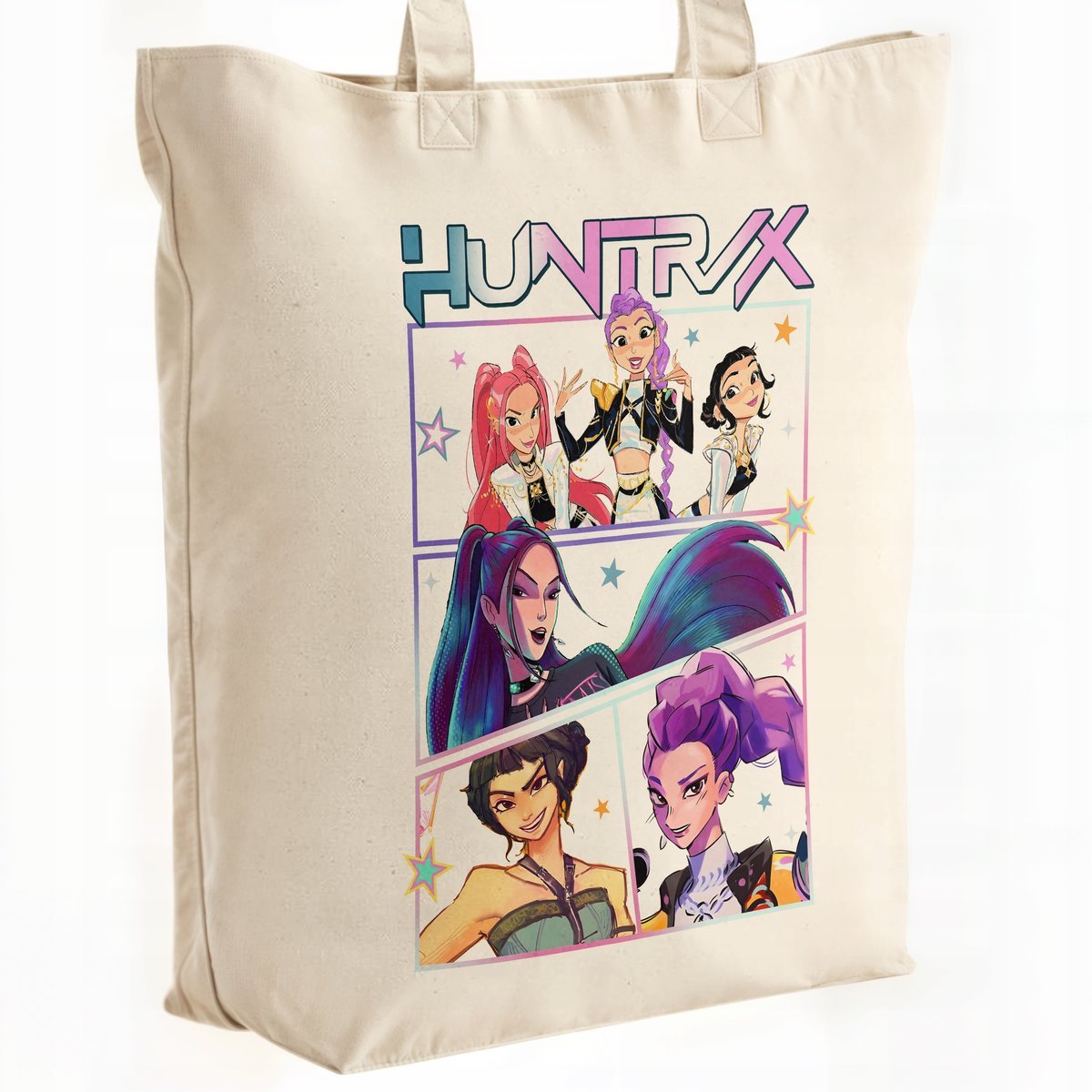 Torba bawełniana premium KPopowe Łowczynie Demonów Huntrix Saja Dla Fanów