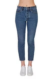 Spodnie damskie - Armani Exchange J51 dżinsy damskie ze średnim stanem, Dżins indygo, 31W - grafika 1