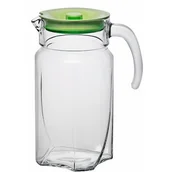 Dzbanki i imbryki - Pasabahce Dzbanek z zieloną pokrywką Luna 1,7 l - miniaturka - grafika 1