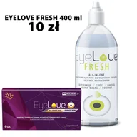 Soczewki kontaktowe - ZESTAW: EyeLove Supreme PRO XR 6 szt. + EyeLove Fresh 400 ml - miniaturka - grafika 1