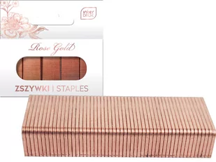 INTERDRUK ZSZYWKI 24/6 1000 szt ROSE Gold - Zszywki - miniaturka - grafika 1