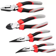 Kombinerki i obcęgi - KOMBINERKI SZCZYPCE OBCINACZKI BOCZNE KLESZCZE XXL ZESTAW 4 SZTUKI - miniaturka - grafika 1