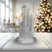 Ozdoby bożonarodzeniowe - Świecznik 33 led wieża - miniaturka - grafika 1