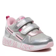 Buty dla dziewczynek - Sneakersy Primigi 3958700 Silver - miniaturka - grafika 1