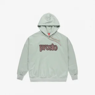 Damska bluza dresowa nierozpinana z kapturem Prosto Hoodie Mila - zielona - PROSTO - Bluzy sportowe damskie - miniaturka - grafika 1