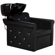Myjki fryzjerskie - Myjnia myjka fryzjerska barberska Milo do salonu fryzjerskiego barberskiego ruchoma misa ceramiczna armatura bateria słuchawka - miniaturka - grafika 1