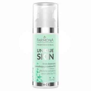 Farmona Unique Skin Krem Skutecznie Normalizujący Z Cynkiem PCA 50ml - Kremy do twarzy - miniaturka - grafika 1