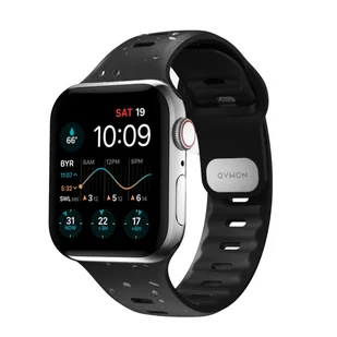 NOMAD - Sport Slim Band - Sportowy Wodoodporny Pasek do Apple Watch 45 / 49 mm, Czarny - Akcesoria do smartwatchy - miniaturka - grafika 1