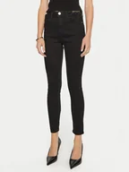Spodnie damskie - ARTIGLI Jeansy ACDE000723 Czarny Regular Fit - miniaturka - grafika 1