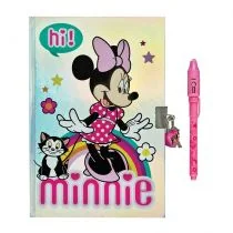 Pamiętnik zamykany na kłódkę Myszka Minnie - Szkolne artykuły papiernicze - miniaturka - grafika 1