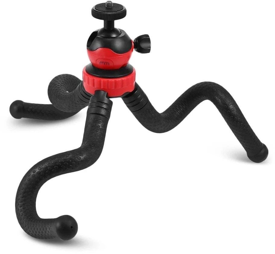 Czarny Statyw Uchwyt na Telefon - Ośmiornica 30 cm