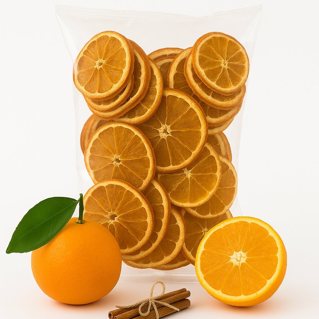 Suszone Plastry Pomarańczy Pachnące i Aromatyczne Jadalne 100 g