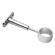 Meble modułowe i akcesoria - UCHWYT DYSTANSOWY KOŃCOWY PRZELOTOWY RUCHOMY CZARNY MAT R-50R/CZ AMIX - miniaturka - grafika 1