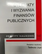 Ekonomia - Dylematy i wyzwania finansów publicznych - miniaturka - grafika 1