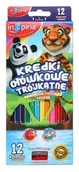 Kredki, ołówki, pastele i pisaki - Kredki trójkątne 12 kolorów - InSpiria - miniaturka - grafika 1