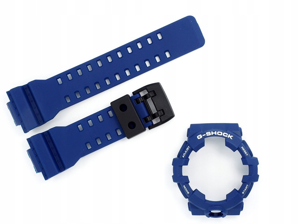 Casio pasek i bezel GA-700-2A GA-700 GA-710 niebieski granatowy oryginał