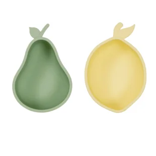 MISECZKA NA PRZEKĄSKI CYTRYNA I GRUSZKA - Miseczki i talerzyki dla dzieci - miniaturka - grafika 1