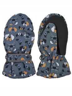 Rękawiczki Dziecięce Narciarskie Ortalionowe Zimowe Grube Ciepłe Dla Dzieci - Rękawiczki dla dzieci - miniaturka - grafika 1