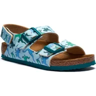 Buty dla chłopców - Birkenstock Sandały Milano z dodatkiem skóry - miniaturka - grafika 1