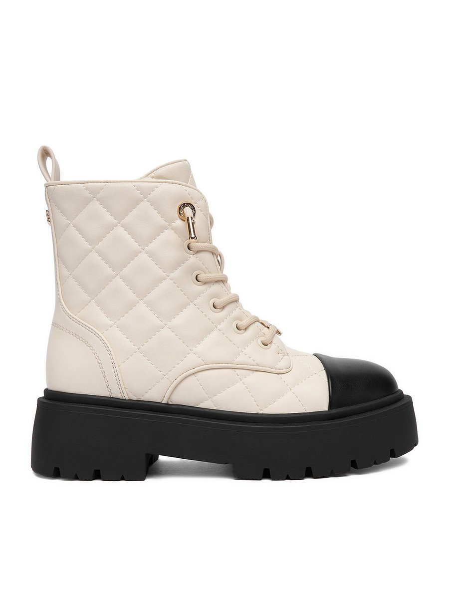 Nine West Trzewiki Damskie Écru CEO-INAS-01
