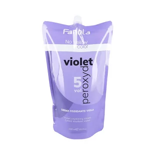 Fanola No Yellow Violet Oxy 5 Vol W Kremie 1000ML - Farby do włosów i szampony koloryzujące - miniaturka - grafika 1