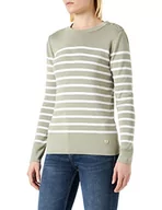 Swetry damskie - Armor Lux granatowy sweter damski Groix Oyat/biały, XL, Oyat/Biały, XL - miniaturka - grafika 1
