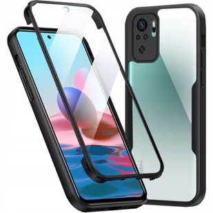 ETUI PANCERNE BEETLE 360° CASE PRZÓD I TYŁ OBUDOWA POKROWIEC REDMI NOTE 10/10S CZARNY - Etui i futerały do telefonów - miniaturka - grafika 1