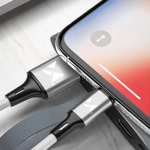 Wozinsky Kabel przewód USB - Lightning 2,4A 1m biały WUC-L1W - Kable USB - miniaturka - grafika 10