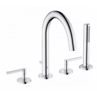 Baterie wannowe i prysznicowe - KLUDI 204250515 NOVA FONTE Puristic bateria wannowo-natryskowa, 4-otw. - miniaturka - grafika 1