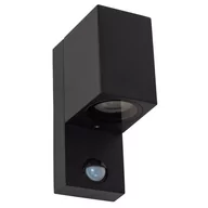 Lampy ogrodowe - Kinkiet z czujnikiem ruchu ZARO 69802/01/30 Lucide IP65 czarny - miniaturka - grafika 1