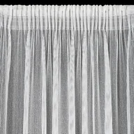 Firany - Firana 140x300 Kim biała gotowa na taśmie z lekkiej przewiewnej tkaniny - miniaturka - grafika 1