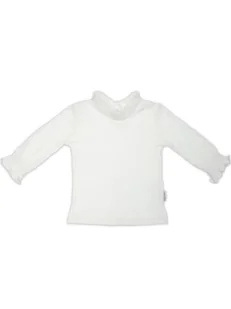 Dziewczęca bluzka bawełniana na długi rękaw prążek kremowa Nicol,r.86 - Bluzki damskie Dziewczęca bluzka bawełniana na długi rękaw prążek kremowa Nicol,r.86 - Bluzki damskie - miniaturka - grafika 1