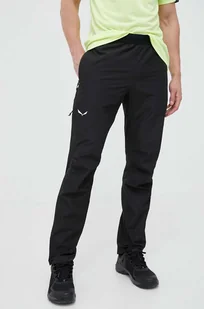 Salewa spodnie outdoorowe Puez Aqua PTX 2.5L kolor czarny - Spodnie sportowe męskie - miniaturka - grafika 1