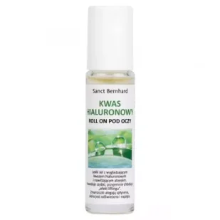 Kräuterhaus Sanct Bernhard Kwas hialuronowy pod oczy Roll-on 10 ml - Kosmetyki pod oczy - miniaturka - grafika 1