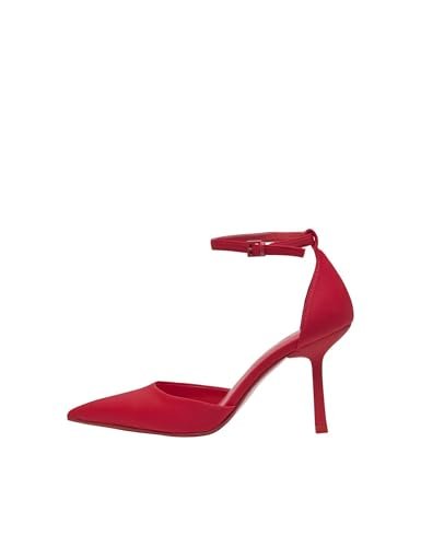 Only Onlpetra-1 Nylonowa pompka na pasek, High Risk Red, 41 EU, czerwony (high risk red), 41 EU