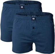 Majtki męskie - Szorty męskie CECEBA, 2-pak - bokserki, basic, bawełna, M-8XL, jednokolorowe, niebieskie 4XL - miniaturka - grafika 1