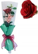 Sztuczne kwiaty - DZIEŃ KOBIET róża mydlana kwiaty na prezent UPOMINEK święto urodziny mamy - miniaturka - grafika 1