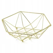 Pojemniki kuchenne - Kosz na owoce Decor 26 cm złoty AMBITION - miniaturka - grafika 1