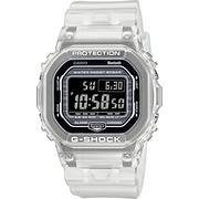 Paski - Casio Męski cyfrowy zegarek kwarcowy z plastikowym paskiem DW-B5600G-7ER, biały, pasek - miniaturka - grafika 1