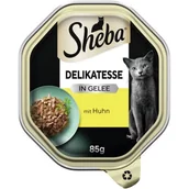 Mokra karma dla kotów - Sheba Delikatesse Karma w galaretce 22 x 85 g Kurczak - miniaturka - grafika 1