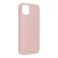 Etui i futerały do telefonów - OEM Futerał Mercury Silicone do iPhone 14 PLUS różowy - miniaturka - grafika 1
